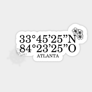 Atlanta Contact Information Sticker